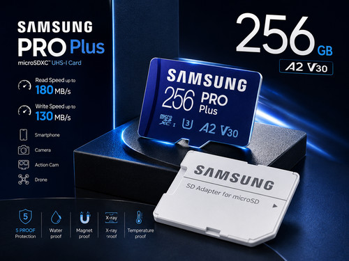 Samsung pro plus - pro, 256gb